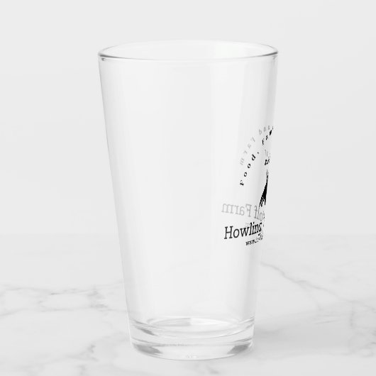 Howling Wolf Pint Glass Glas (Rechts)