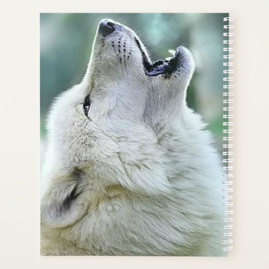 Howling Wolf Planner (Achterkant)