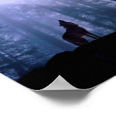 Howling Wolf Poster (Hoek)