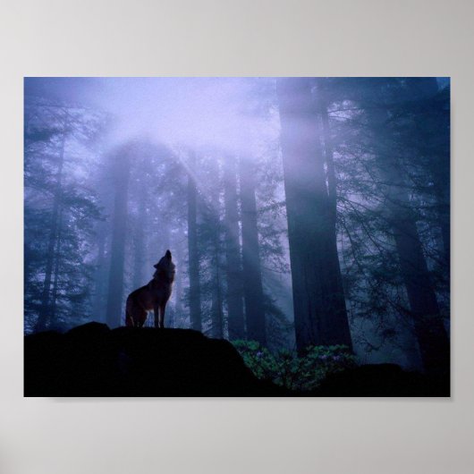 Howling Wolf Poster (Voorkant)