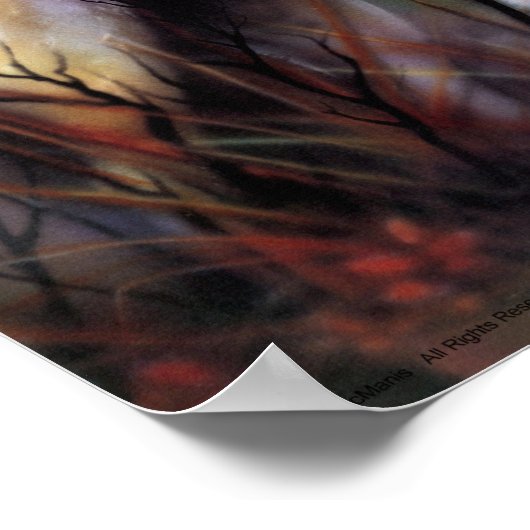 Howling Wolf Poster (Hoek)