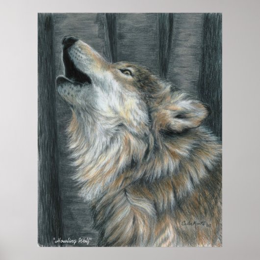 Howling Wolf Poster (Voorkant)