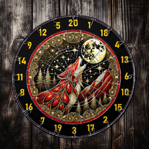 Howling Wolf roept naar het wild Dartbord