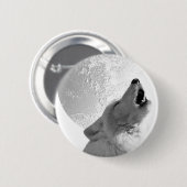 Howling Wolf Ronde Button 5,7 Cm (Voorkant /achterkant)