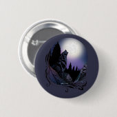 Howling Wolf Ronde Button 5,7 Cm (Voorkant /achterkant)