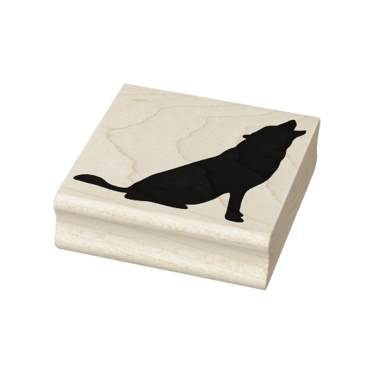 Howling Wolf Rubberstempel (Stempel)