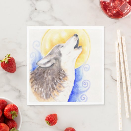 Howling Wolf Servetten (Insitu)