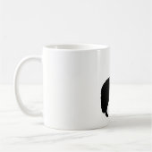 Howling Wolf Silhouette Koffiemok (Links)