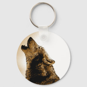 Howling Wolf Sleutelhanger