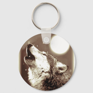 Howling Wolf Sleutelhanger