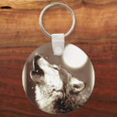 Howling Wolf Sleutelhanger (Voorkant)