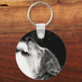 Howling Wolf Sleutelhanger (Voorkant)