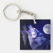 Howling Wolf Sleutelhanger (voorkant)