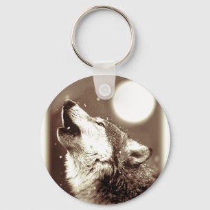 Howling Wolf Sleutelhanger