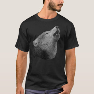 Howling Wolf - Stijlvol Afbeelding T-shirt