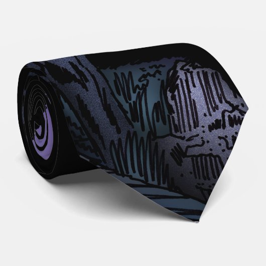 Howling Wolf Stropdas (Opgerold)