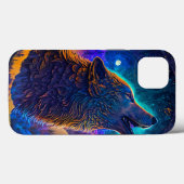 Howling Wolf Surreal Fantasy Case-Mate iPhone Case (Achterkant (horizontaal))