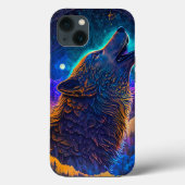 Howling Wolf Surreal Fantasy Case-Mate iPhone Case (Achterkant)