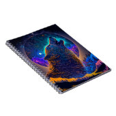 Howling Wolf Surreal Fantasy Notitieboek (Rechterzijde)