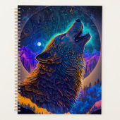 Howling Wolf Surreal Fantasy Planner (Voorkant)