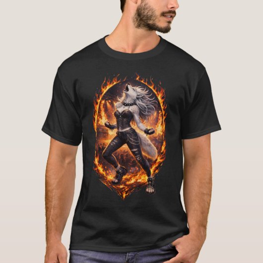 Howling Wolf T-shirt (Voorkant)