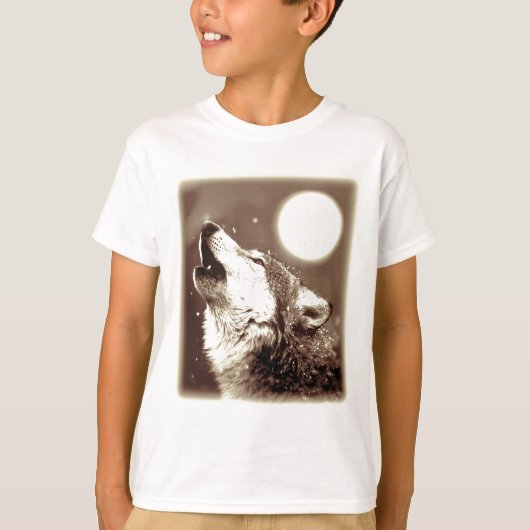 Howling Wolf T-shirt (Voorkant)