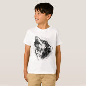 Howling Wolf T-shirt (Voorkant volledig)