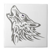 Howling Wolf Tegeltje (Voorkant)