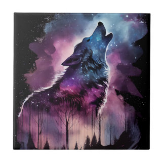 Howling Wolf Tegeltje