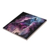 Howling Wolf Tegeltje (Zijkant)