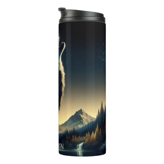 Howling Wolf Thermosbeker (Geroteerd rechts)