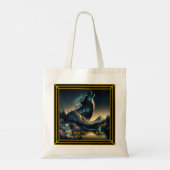 Howling Wolf Tote Bag (Achterkant)