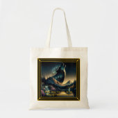 Howling Wolf Tote Bag (Voorkant)