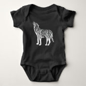 Howling Wolf Tree Art Romper (Voorkant)