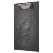 Howling Wolf Tribal Black Klembord (Links)