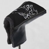 Howling Wolf Tribal Golfheadcover (3/4 voorkant)