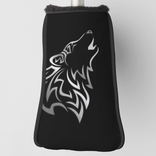 Howling Wolf Tribal Golfheadcover (Draai 90)