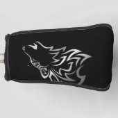 Howling Wolf Tribal Golfheadcover (Voorkant)
