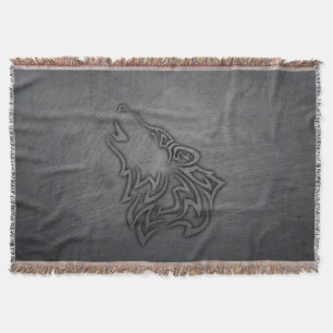 Howling Wolf Tribal Steel Deken