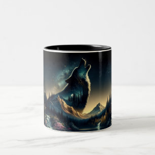 Howling Wolf Tweekleurige Koffiemok