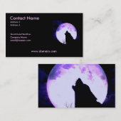 Howling Wolf Visitekaartje (Voorkant / Achterkant)