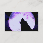 Howling Wolf Visitekaartje (Achterkant)