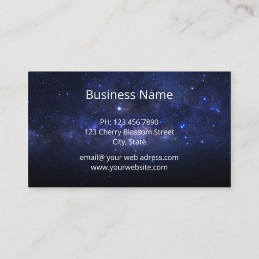 Howling Wolf Visitekaartje (Achterkant)