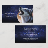 Howling Wolf Visitekaartje (Voorkant / Achterkant)