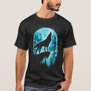 Howling Wolf - Wildlife Dierenvriend Natuur Hunter T-shirt