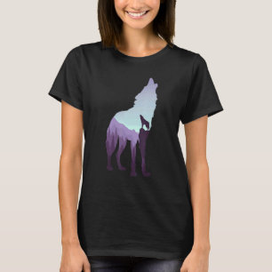 Howling Wolf Wildlife Predator Animal Forest Natur T-shirt