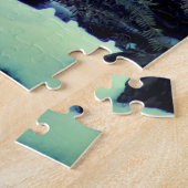 Howling Wolf Winter Forest Legpuzzel (Zijkant)