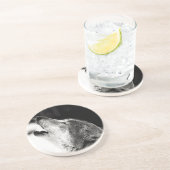 Howling Wolf Zandsteen Onderzetter (Zijkant)