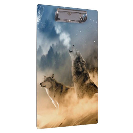 Howling Wolves Klembord (Rechts)