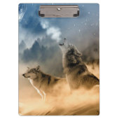 Howling Wolves Klembord (Voorkant)
